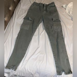 Army green jeans